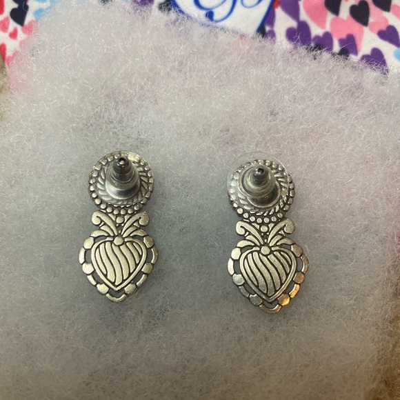 BRIGHTON Classic heart posts - 1” in length. - Picture 3 of 4